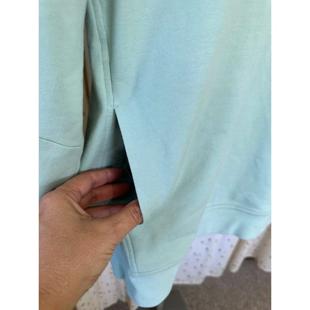 Lululemon Women's Mint Green City Sweat Pullover Side Pockets Hoodie Sweatshirt
